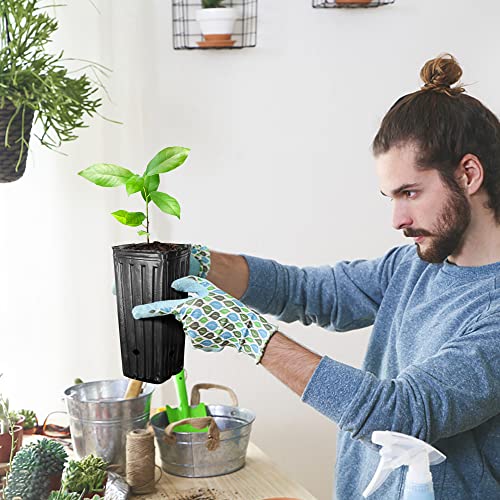 40 Pcs Plastic Deep Nursery Treepots, Tall Tree Pots Deep Seedling Pots - color: 40pcs