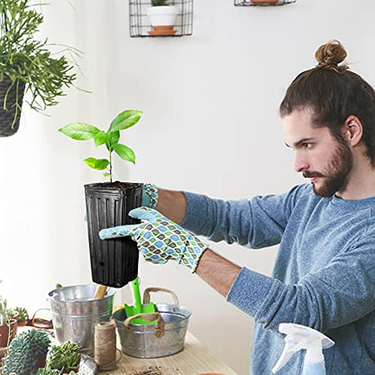 40 Pcs Plastic Deep Nursery Treepots, Tall Tree Pots Deep Seedling Pots - color: 40pcs