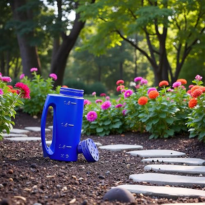 HEEPDD Grass Seed Spreader Handheld 2l Capacity,13 * 9 * 28cm