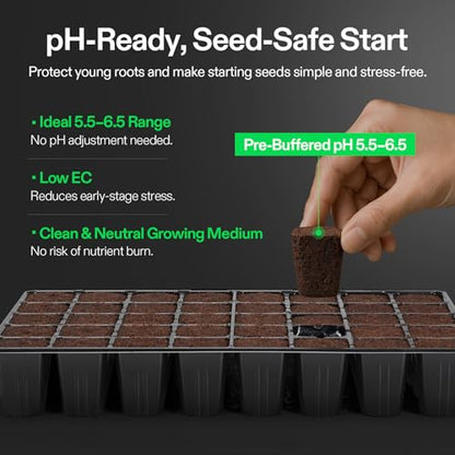 VIVOSUN Seed Rooter, Plant Starter Plugs, 40 Cubes (Pack of 2) - size: 1.53 x 1.02 x 1.97 inches (Pack of 2)