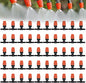 50 Pcs Adjustable Micro Spray Irrigation Emitters for Garden Irrigation - color: Tee Connector