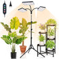 3Head 75W Standing Grow Lights for Indoor Tall Plants, Monstera - size: 3-Head-Stand