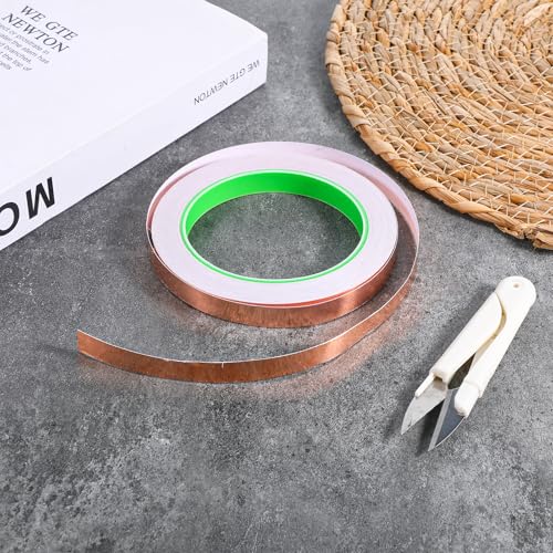 Copper Tape for Slugs, 1/2inch 65feet Copper Tape Conductive Adhesive