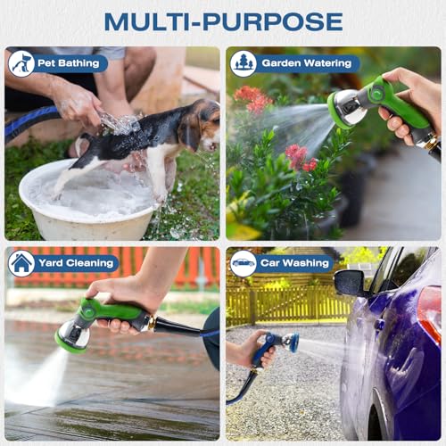 Ultra Lightweight 100FT Garden Water Hose - color: black-blue, size: 100 FT