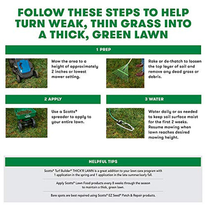 Scotts Turf Builder Thick'R Lawn Tall Fescue Mix, 40 lbs. - size: 40 lb.