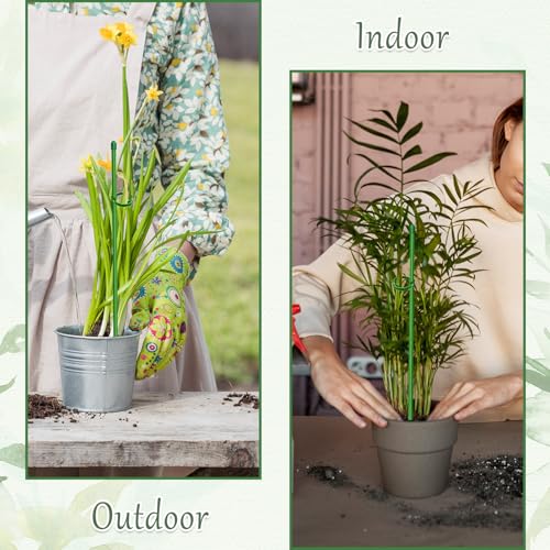 20 Pcs Plant Support Stakes, 12.83 inch Indoor Plant Stakes Adjustable