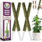 DUSPRO 4 Pack 22" Black Stackable Mesh Moss Pole for Plants - color: 4pcs Black