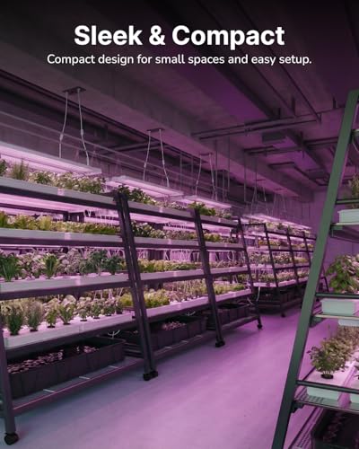 Sunco 2 Pack 4FT Full Spectrum LED Grow Lights, 80W, Super Bright - size: 2 Pack