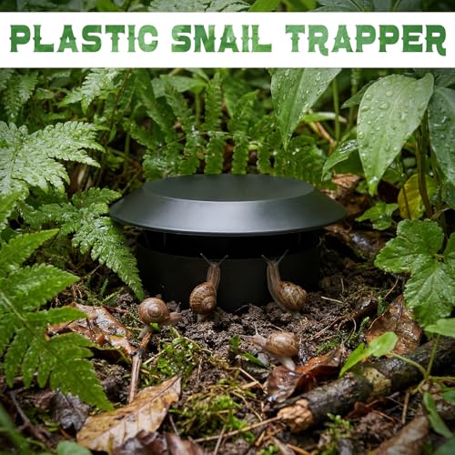 5 Pcs Slug Traps for Garden, Beer Trap for Snails, Black - color: Black