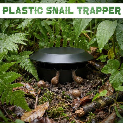 5 Pcs Slug Traps for Garden, Beer Trap for Snails, Black - color: Black