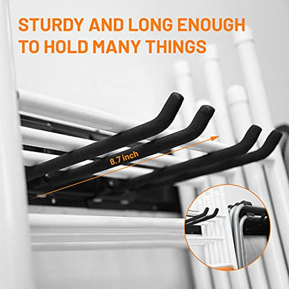 Wallmaster Garage Storage Organization Wall Mount Folding Chair Hangers - size: 6Hooks+3Panels