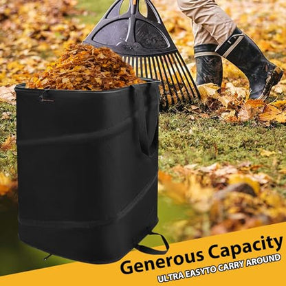 46 Gallon Square Collapsible Yard Waste Bin