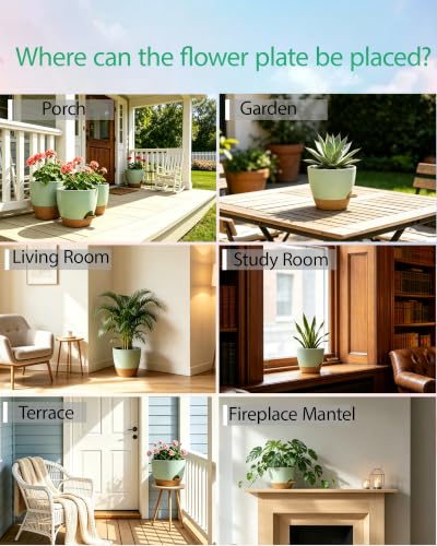 10/9/8 Inch Plastic Planters Self Watering Pots for Plants