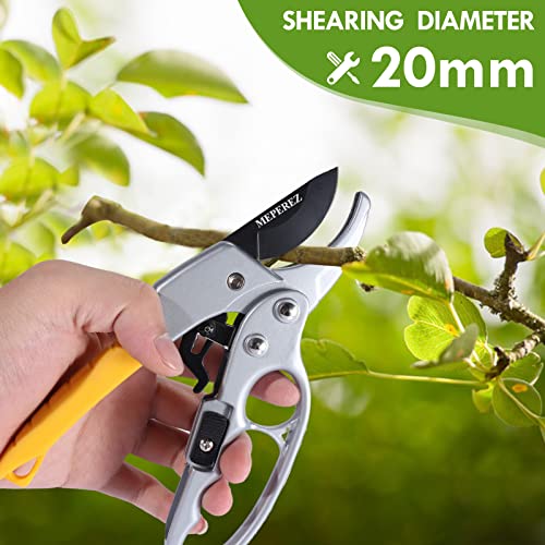 German-style Pruning Shears For Gardening - style: Yellow