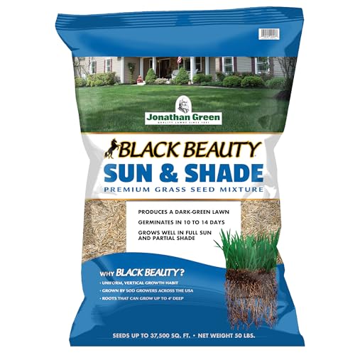 Jonathan Green Black Beauty Sun & Shade Grass Seed - 50 lb - size: 50 lb