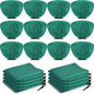 12 Pcs Winter Plant Covers Freeze Protection 39.4x23.6 Inch Horizontal Shrub Tree Rose Plant Protection Bags Frost Blanket with Drawstring for Fall Winter Outdoor Garden Planting (Dark Green) - color: Dark Green