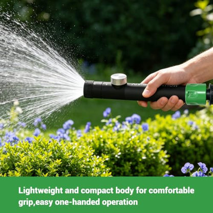 Garden Hose Nozzle Twist Adjustable High Pressure Metal