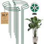 6-Pack 38.7” Plant Support Stakes, Steel Plant Cage & Peony Tomato Hydrangea Cage, Garden Stakes for Outdoor Plants, Heavy-Duty Plant Stakes, 16.7” Support + 22” Extension Tubes - size: 40in