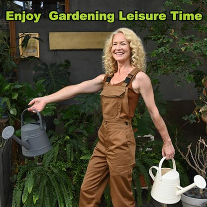1 Gallon Watering Can for Plants - color: White