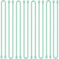 8PCS 18 Inch Silicone Cable Ties, Reusable Bendable Rubber Twist Ties - color: Mint Green, size: 18in(8pcs)