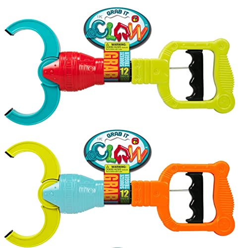 JA-RU Grab It Claw Grabber Toy for Kids (2 Pack) – 12 Inch Robot 5617-2s - size: 2 Pack