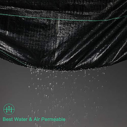 4ft x 50ft Weed Barrier Fabric, Heavy Duty Landscape Fabric Garden Cloth - size: 4ft x 50ft
