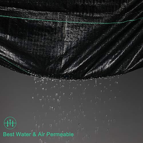 4ft x 100ft Weed Barrier Fabric, Heavy Duty Landscape Fabric Garden Cloth - size: 4ft x 100ft