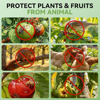 Garden Bird Netting for Plant and Fruit Tree Protection,4 Pack 4.9x4FT - size: 4.9x4Ft