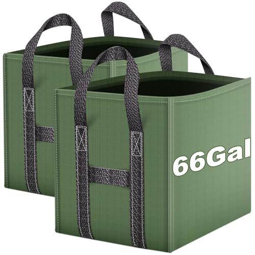 Yard Waste Bags, Reusable Foldable Garden Leaf Bag Lawn Bags