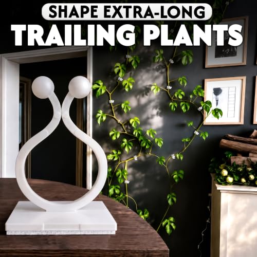 DIMROM 100 Pcs Climbing Plant Wall Clips, Flexible, Self-Adhesive (White)