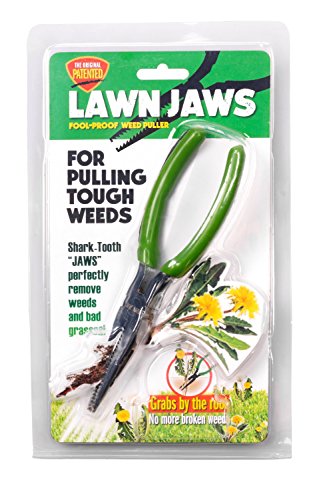 Lawn Jaws Original Shark Tooth Weed Puller Tool, Grabs Weeds by the Root - size: 1 Pack