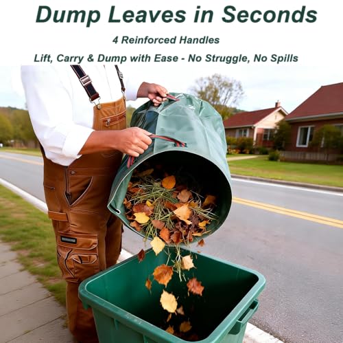 72-Gallon Reusable Yard Waste Bags 4 Pack