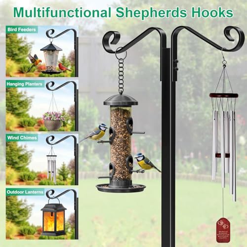 TomCare Garden Hose Holder, Heavy Duty Water Hose Hanger for 160FT Hose - color: Matte Black, size: 15″ W