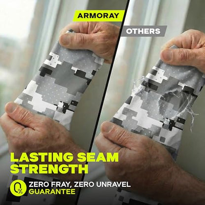 ARMORAY Arm Sleeves for Men UV Protection Cooling SPF 50 Sun Sleeves Sports - color: Gray Camo