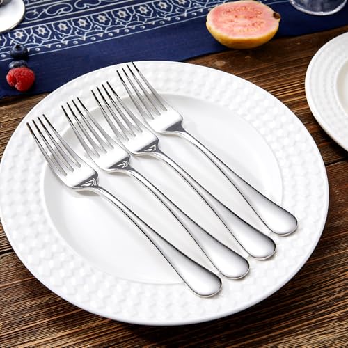 KEAWELL Premium Verona 4-Piece 8-Inch Dinner Fork Set (4, Dinner Forks) - size: Dinner Forks