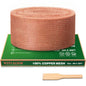 5th Gen Copper Mesh Rodent Control Set, 4in x 30ft Premium Pure Copper Wool - size: 30FT