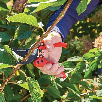 Craftsman 3/4-in. Manual Bypass Pruner for Cutting, Trimming Branches, Shaping Rose Bushes