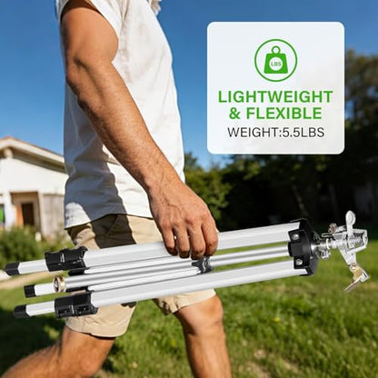Heavy Duty Impact Sprinkler on Tripod Base,2 Pack 50 Inch Tripod Sprinkler - size: 50in-2pack