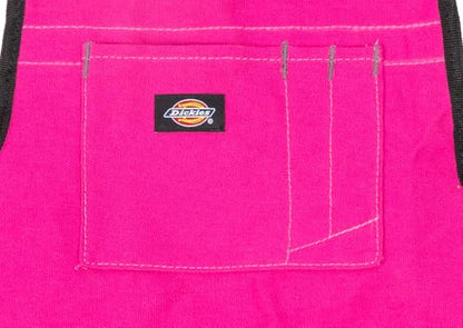 Dickies 16-Pocket Workshop Bib Apron - color: Pink, style: Case of 30