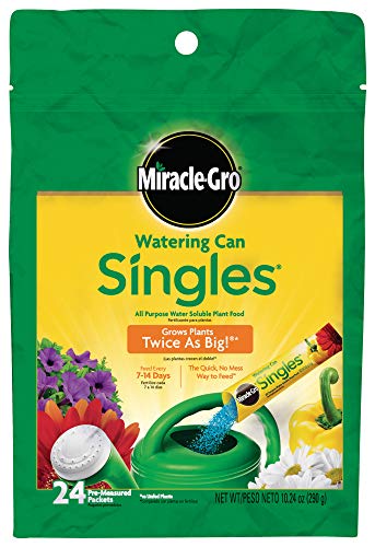 Miracle-Gro Watering Can Singles All Purpose Plant Food, 24 Packets - size: 24 Packets