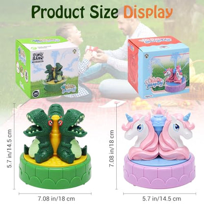 HeySplash Water Sprinkler Toy, Outdoor Yard Play Hose Fit Over 3 Years - color: B-dinosaur