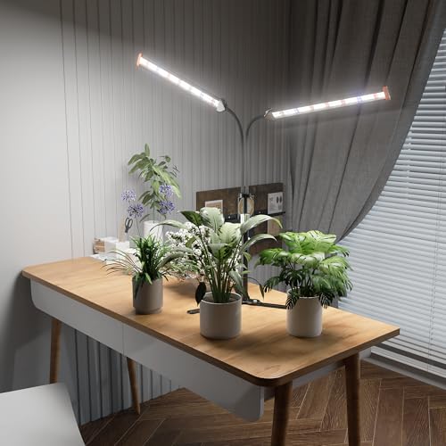 GooingTop Grow Light for Indoor Plants,Height 10-32'' with Dimming & Timer - size: 99Watts
