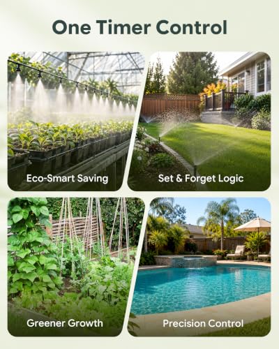 Newentor Brass Sprinkler Timer for Garden Water Hose