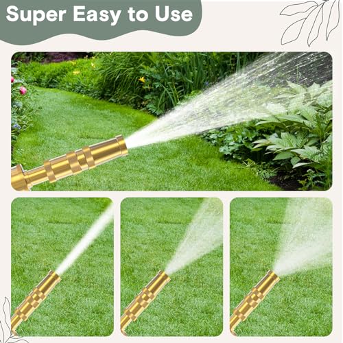 Twinkle Star High Pressure Garden Hose Nozzle, 3/4" GHT, 1 Pack - color: Nozzle Twist 1 Pack