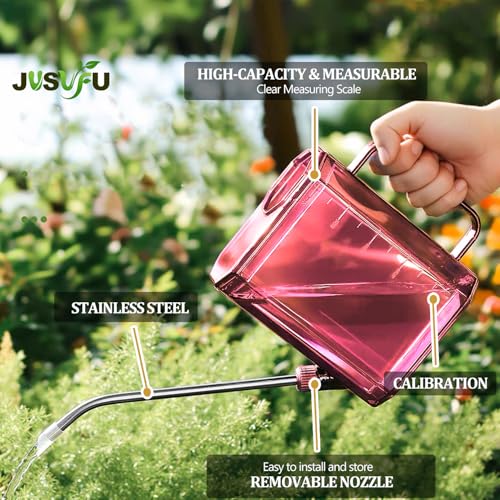 Watering Can Indoor, 34oz/1000ml - color: Pink 34oz