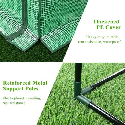 U'Artlines Portable Mini Greenhouse Small Green House 47x24x24 Inch - size: 47x24x24 Inch