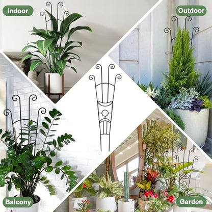 Coomin 32.6in Monstera Plant Support Trellis for Indoor Plants, 2P - size: 32in,rectangular/2p