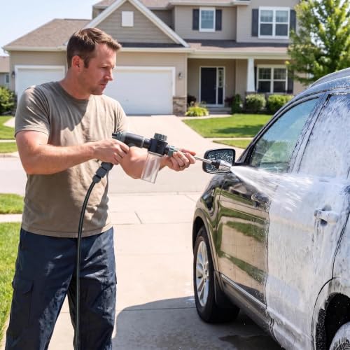 High Pressure Foam Sprayer for Garden Hose Car Wash Gun