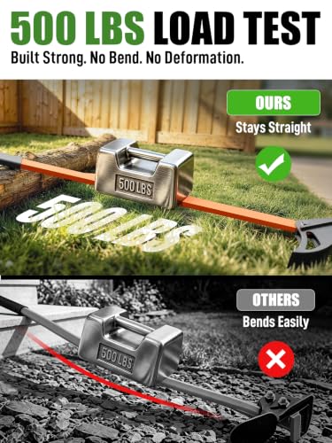 [0.5"-2.2" Heavy Duty] Sapling Puller Tool, 60" High-Leverage Handle Tree Puller Tool, Manual Stump Remover for Complete Root Extraction Woody Plants, Shrubs, Vines and Stumps