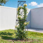 35-Inch Metal Trellis for Climbing Plants – Durable Garden Support - color: black-35"x10"
